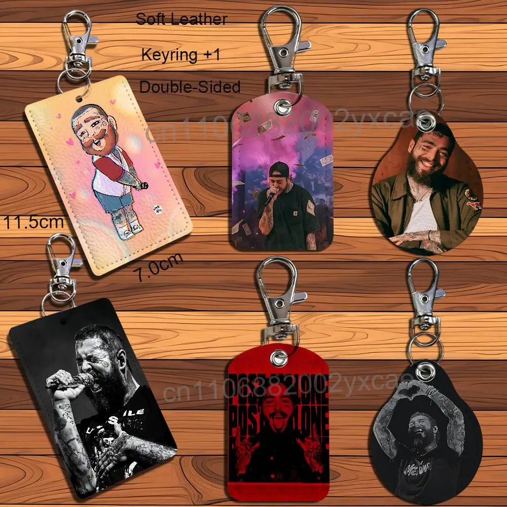 Take My Heart Post Malone Card Holder Keychain Key Ring Door Lock Access Protective Case For Security Gift