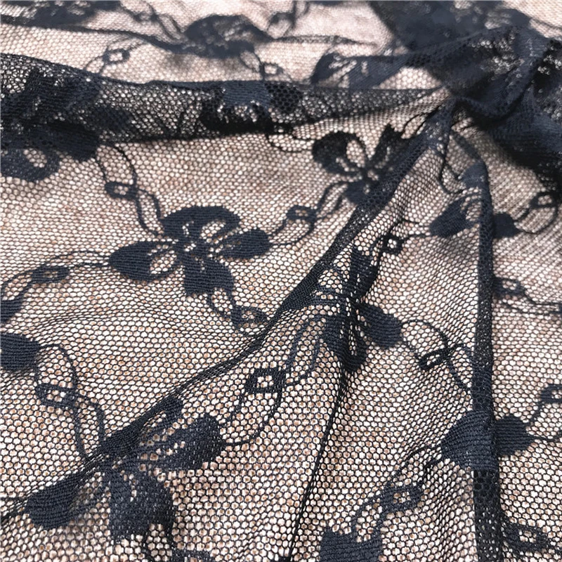 Brocade Ammonia Butterfly Jacquard Mesh Shirt Skirt elastic Lace Fabric Soft Skin women\'s Fabric Wedding Dress Sewing Materials