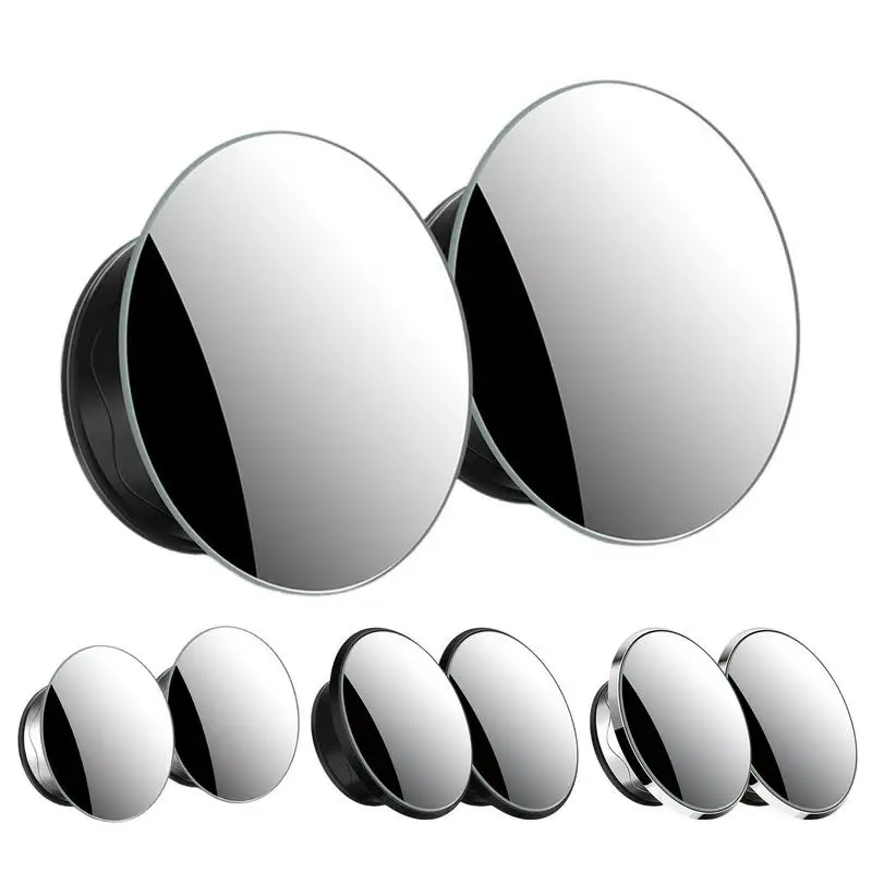 

Round Shape Car rearview Blind Spot Mirror Wide Angle Auto Blind Spot Convex Mirror 360 Degree Adjustable car Blind Spot Mirror