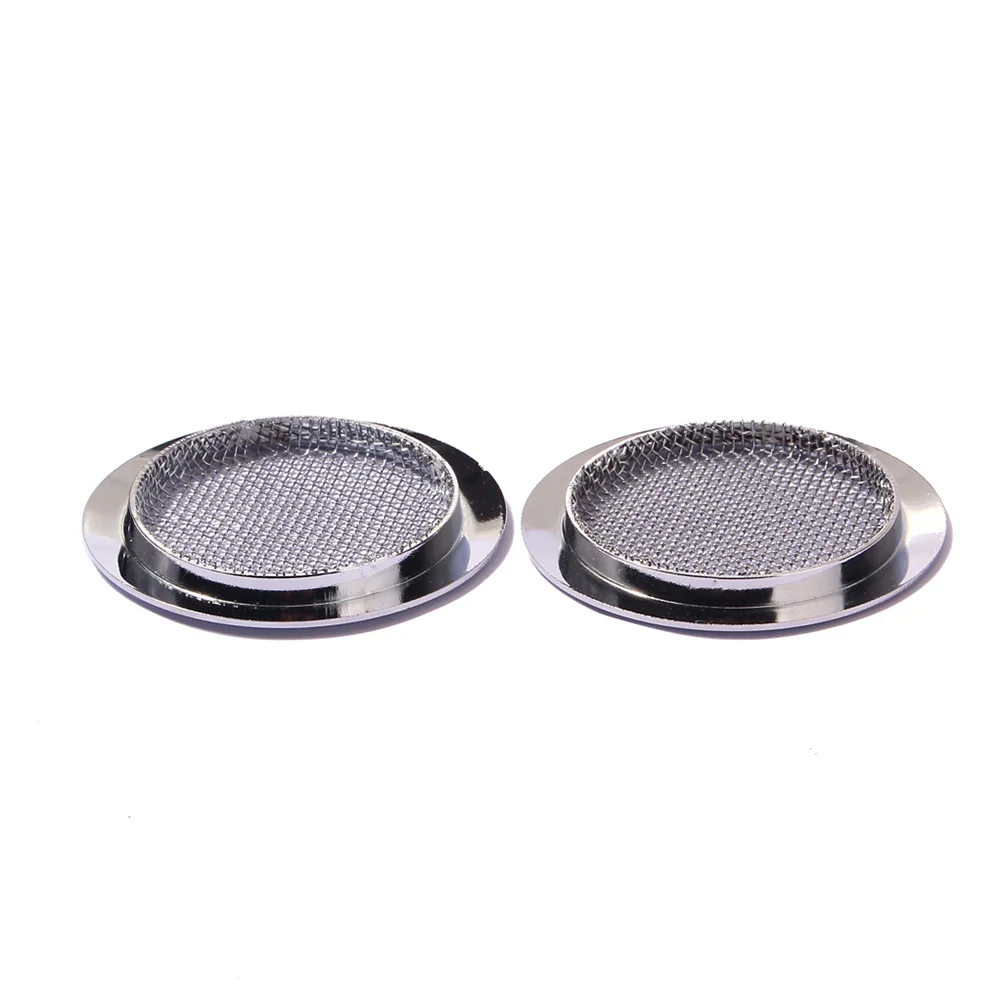 

Screened Resonator Guitar Dobro Metal Sound Hole Inserts Silver 6x475x055mm Ideal for Resonator Guitars Dobros Luthier