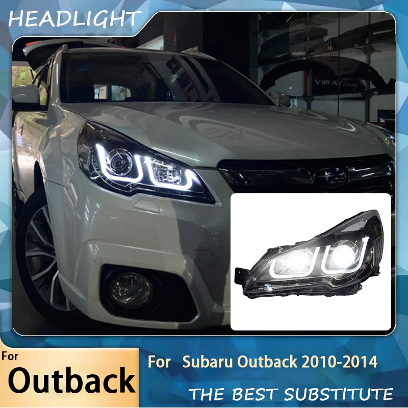 Car Headlights For SUBARU Outback Legacy 2010-2017 new style full LED Head lamp Assembly Upgrade Projector Lens Accessories Kit