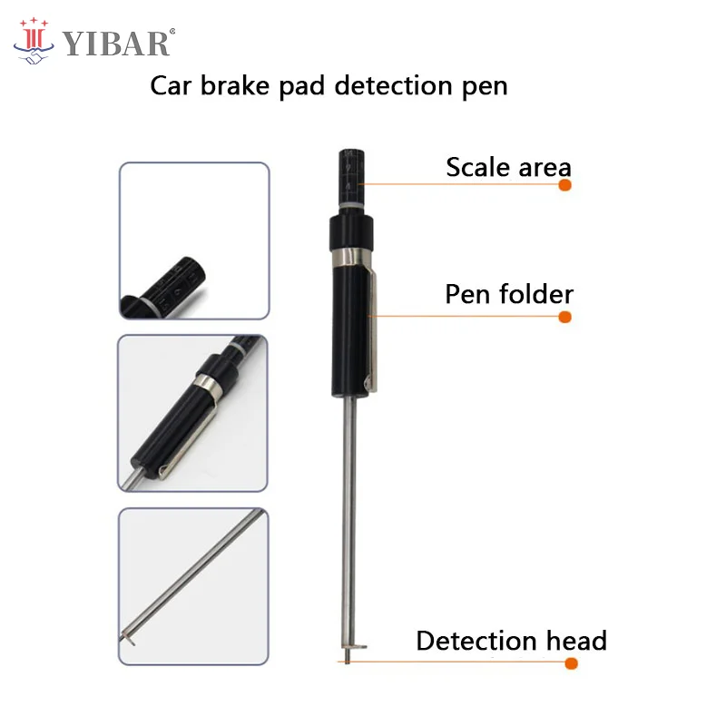 

Car Auto Vehicle Brake Pad Thickness Gauge Tester Measuring Measurment Tool