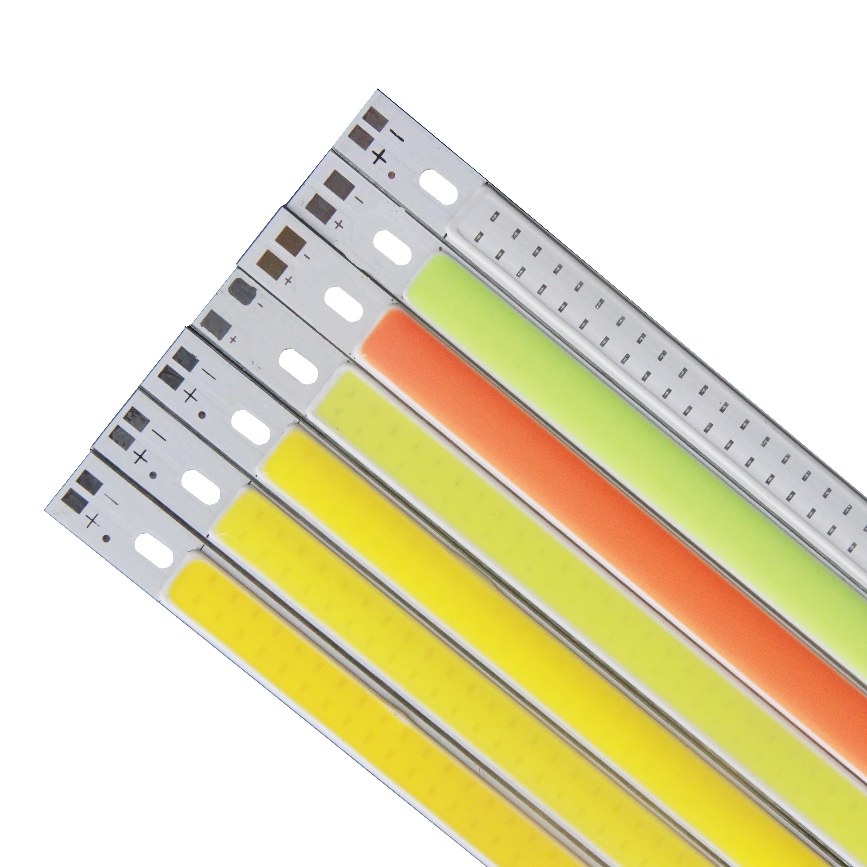 FTZOTOF 200x10mm 12V DC przyciemniane światło LED źródło światła niebieski czerwony zielony ciepły zimny biały pasek Chip LED 10W do żarówka