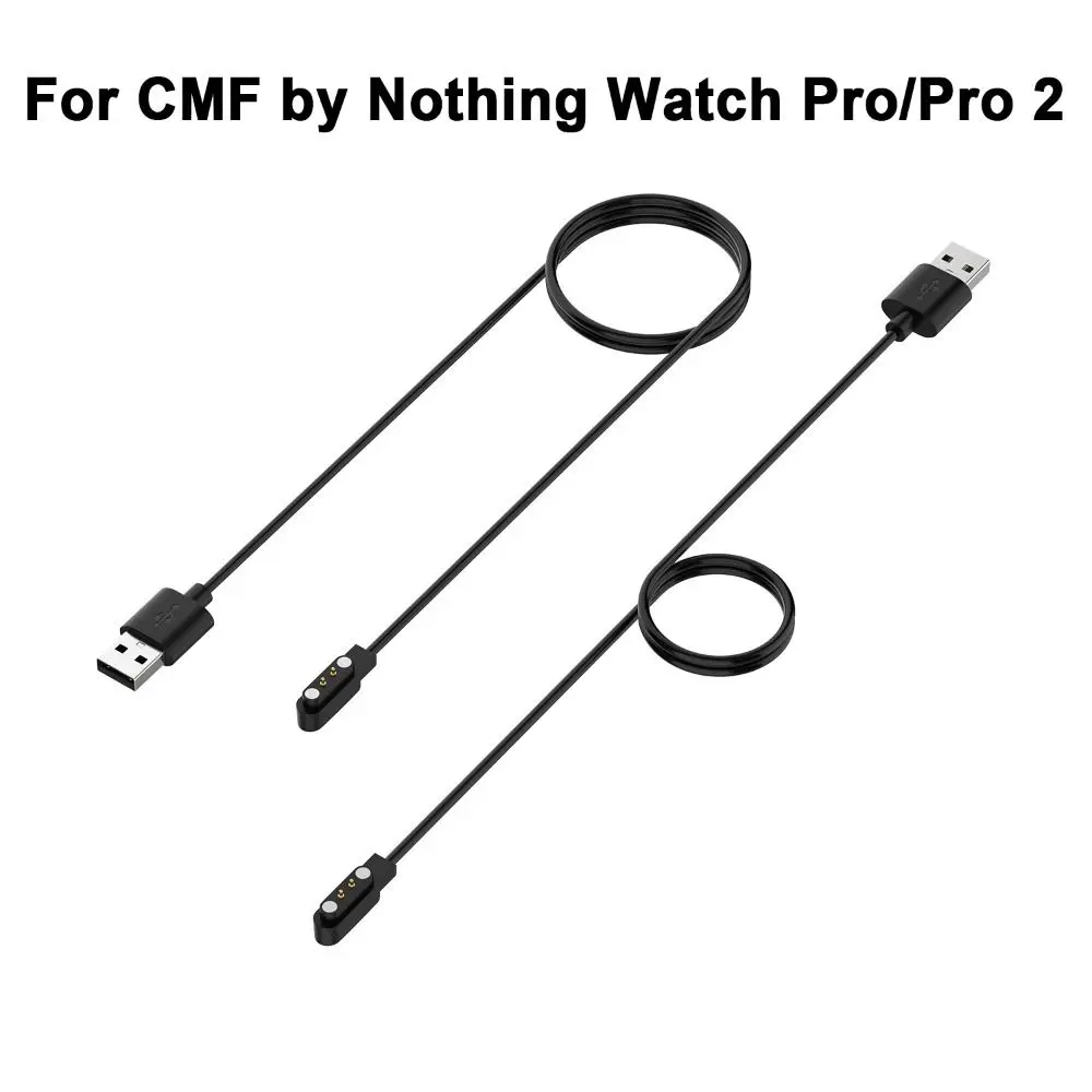 1M USB Charging Cable Charger Cord Smart Dock Charger Adapter Fast Charging Accessories for CMF by Nothing Watch Pro/Pro 2