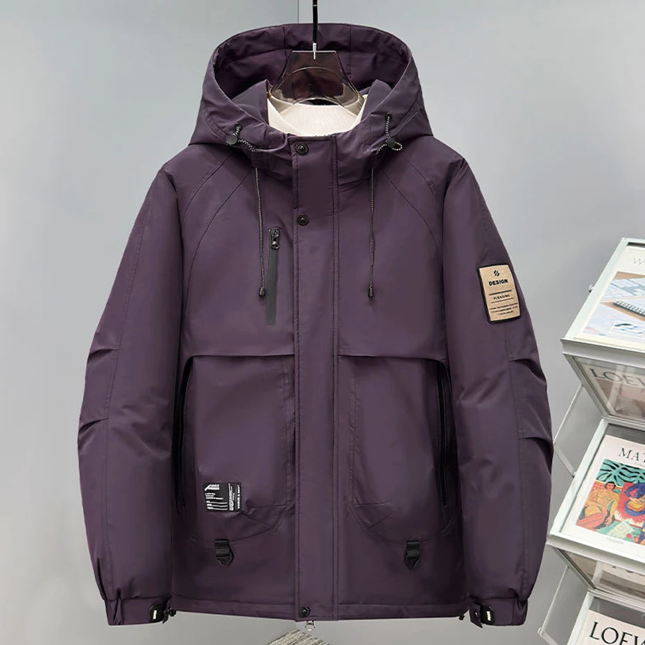 سترة شتوية سميكة للرجال 10XL مقاس كبير سترات مقاومة للماء موضة غير رسمية سترة واقية دافئة معطف رجالي ملابس خارجية خارجية #2