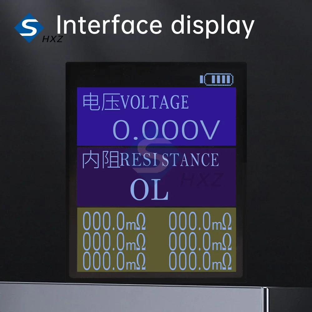 TS4520 0,1mΩ ~ 20Ω precyzyjny wewnętrzny detektor rezystancji prawdziwy 4-przewodowy 0.001V ~ 45V Tester napięcia 5V typu C z klipsem kelvina