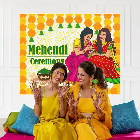 10 best sales Indisk bröllopsdekoration - №7