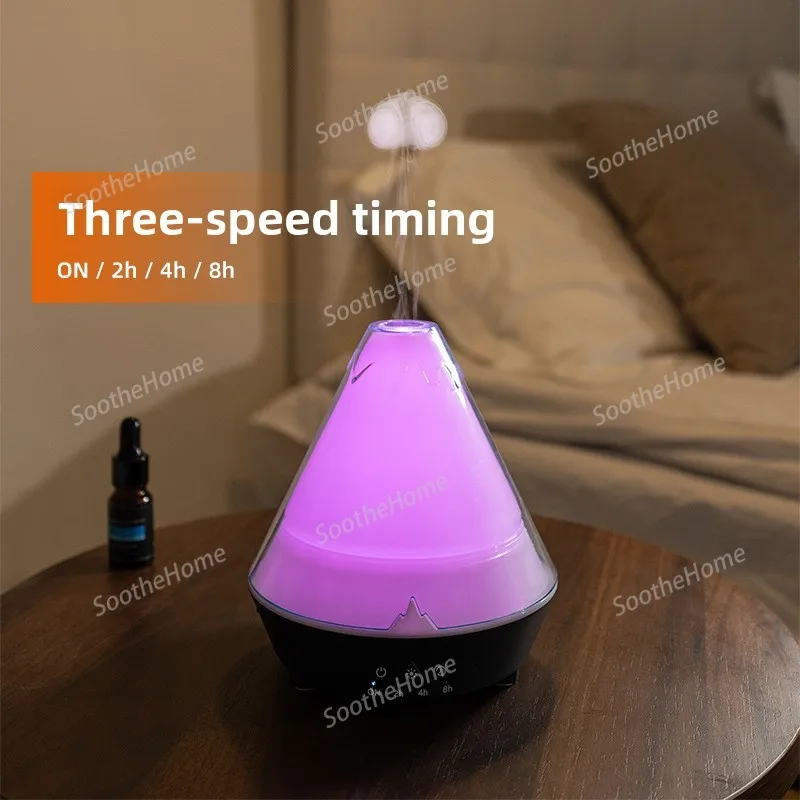 7-Color Ambient Light Desktop Quiet Humidifier - Mini Aromatherapy Machine aromatizador de ambiente eletrico