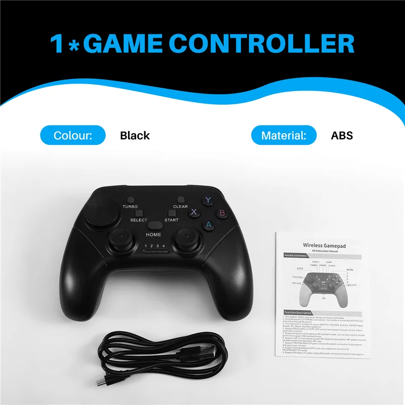 وحدة تحكم G9 للتبديل نسخة الكمبيوتر PC السلكية البخار لعبة عصا التحكم Yuzu المحاكي Controllerabgi