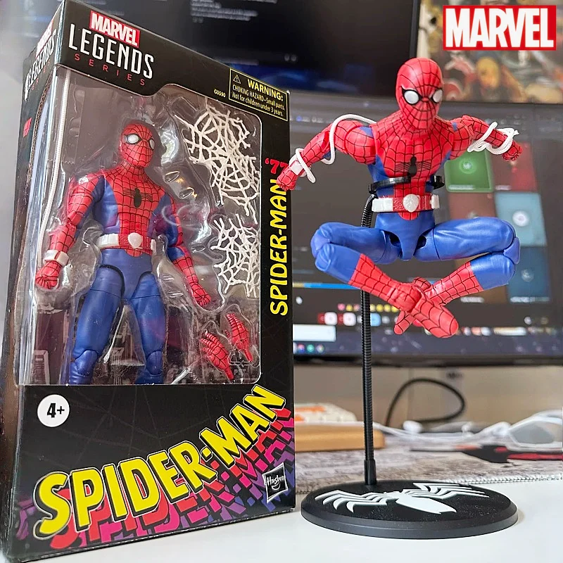 original-marvel-legends-spider-man-6-inch-action-figure-1977-movie-version-collectible-model-toy-for-hobbyists-and-gift