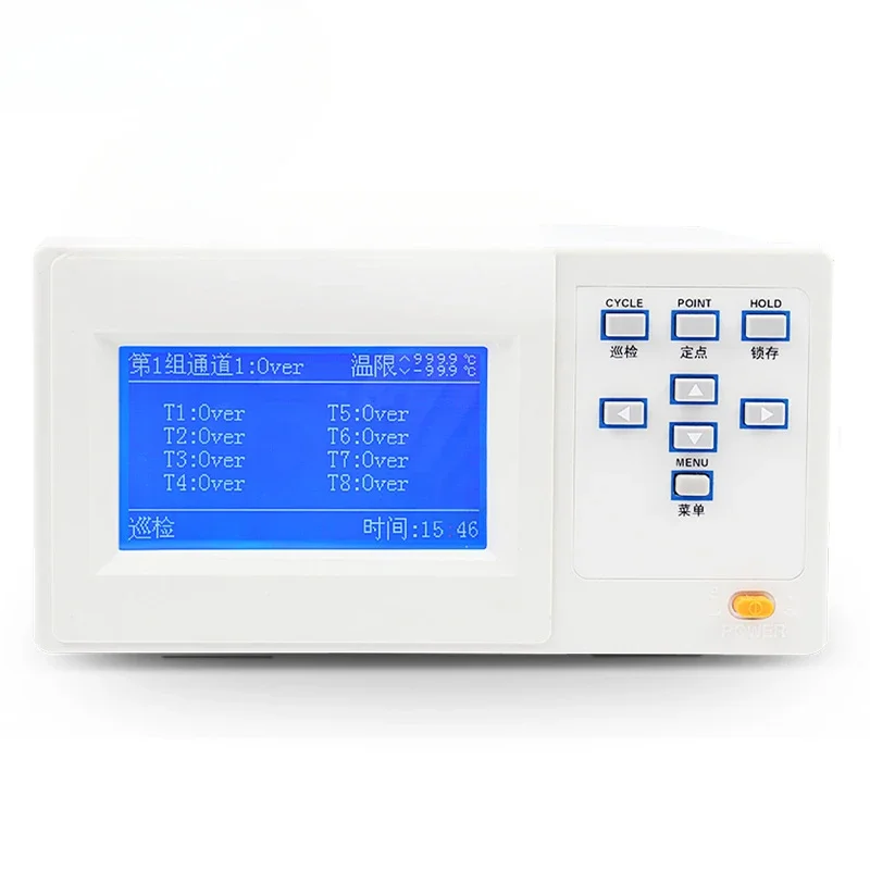 JK-8A 16A multi-channel temperature tester winding temperature rise measurement curve