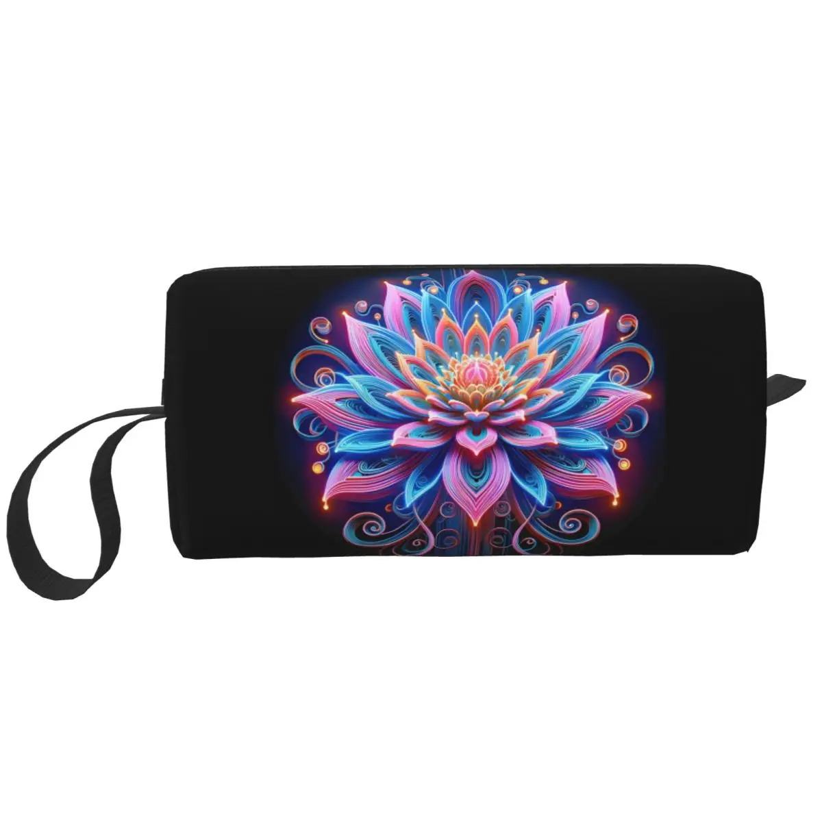 Vibrant For Lotus Flower Pencil Case for Boys Girls School Pen Box Pencil Bag Stationery Supplies Travel Women Organizer Pouch
