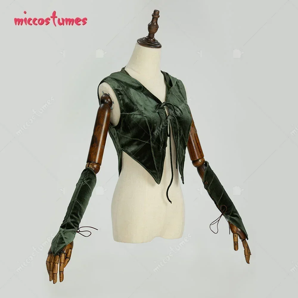 Cosplaymiccostumes المرأة معطف مقنع القرون الوسطى قزم تأثيري حلي عصر النهضة معطف قصير مع الأكمام لفساتين حفلة الهالوين