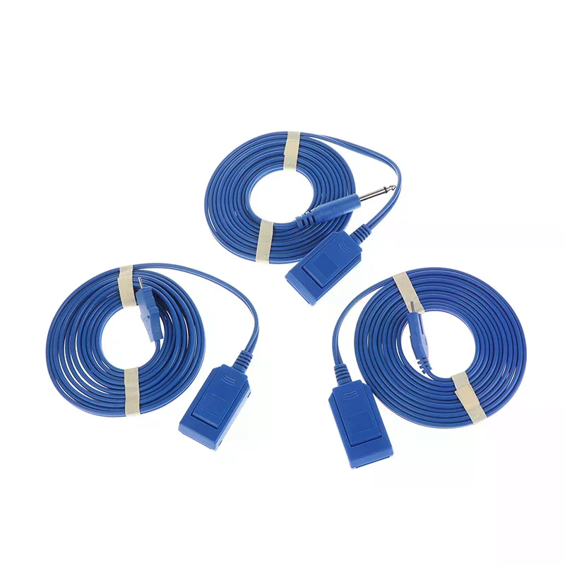 Electrode Plate Adapter Cable Negative Plate Connecting Cable 2.0mm 6.3mm Plug For Disposable Bipolar Plate And Monopolar Plate