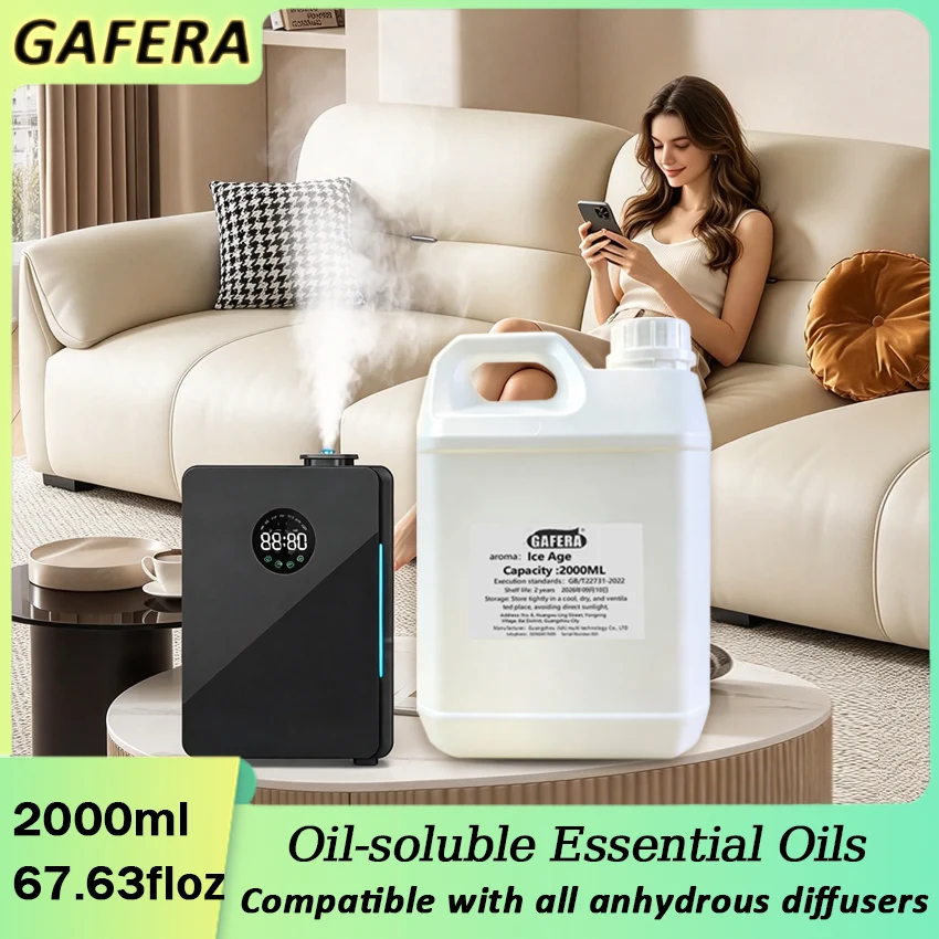 Diffuser Oil Refill, Aromatherapy Refill, Compatible with Hotel Aroma Diffuser, HVAC ScentDiffuse, Shangri-La 2000 mL 67.63 floz