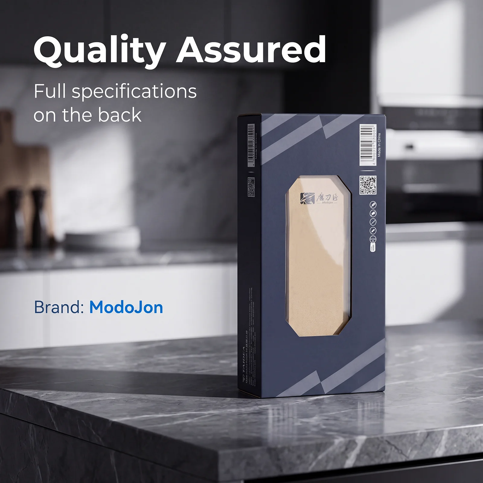 Taidea Single Side Whetstone 6000 Grit Corundum Sharpener Stone ABS Base for Kitchen Knife Polishing Tool Home Must Have