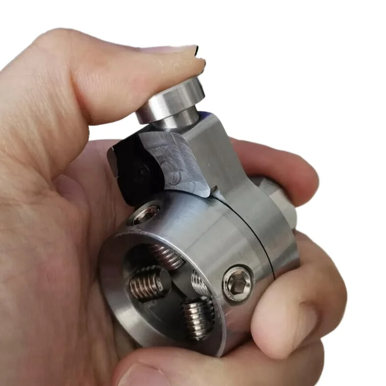 4R57T Adjustable Prosthetic Leg Adapter, Rotary Locking Receiver Connection, Cross Base Prosthesis Accessory