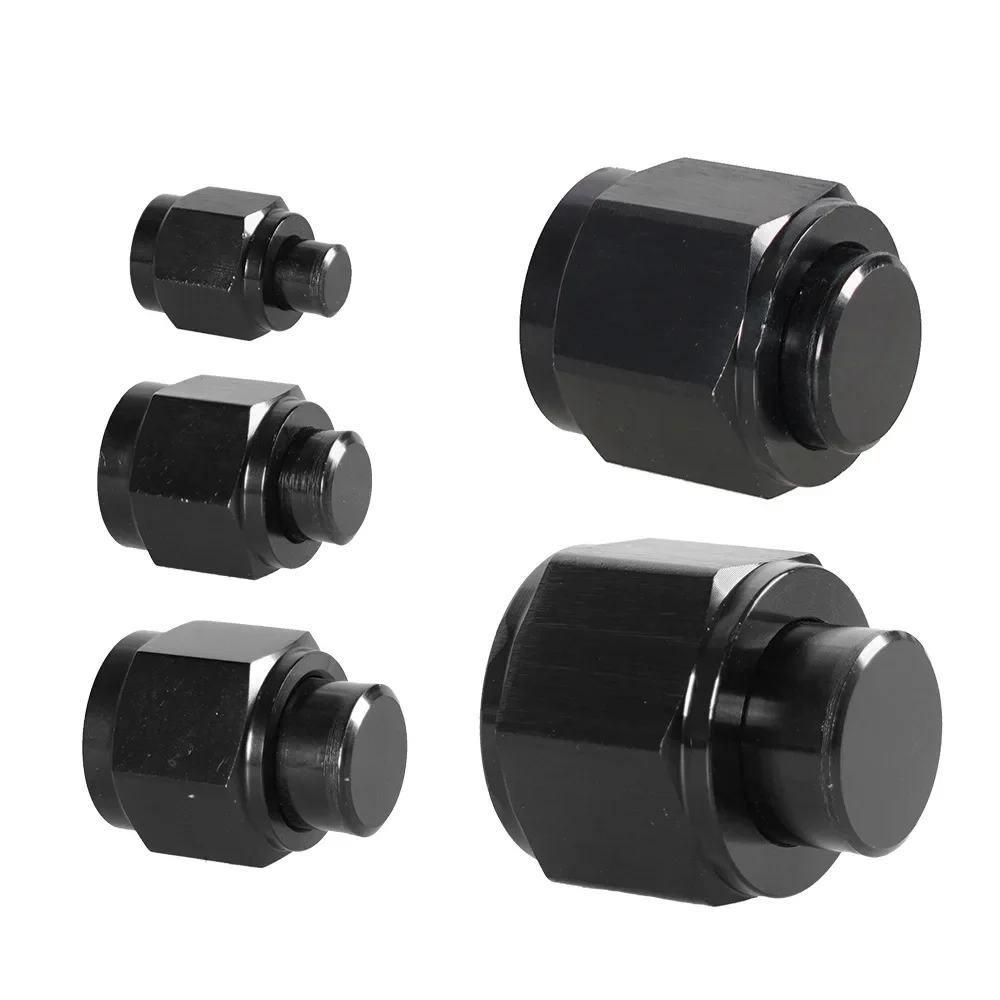 

Black - Female 4 AN Flare Fitting Cap Block Off Aluminum HIGH QUALITY