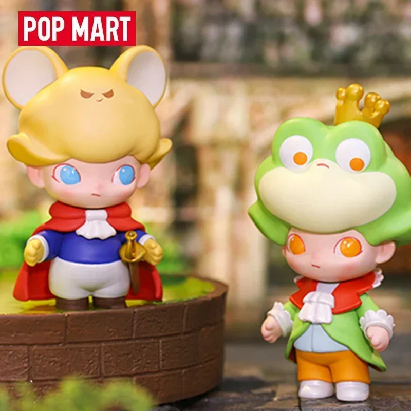 Caja ciega de la serie de cuento de hadas Pop Mart Dimoo, bolsa de adivinación, caja misteriosa, juguetes, figura de Anime, muñeca cortada, adornos de escritorio, colección de regalos