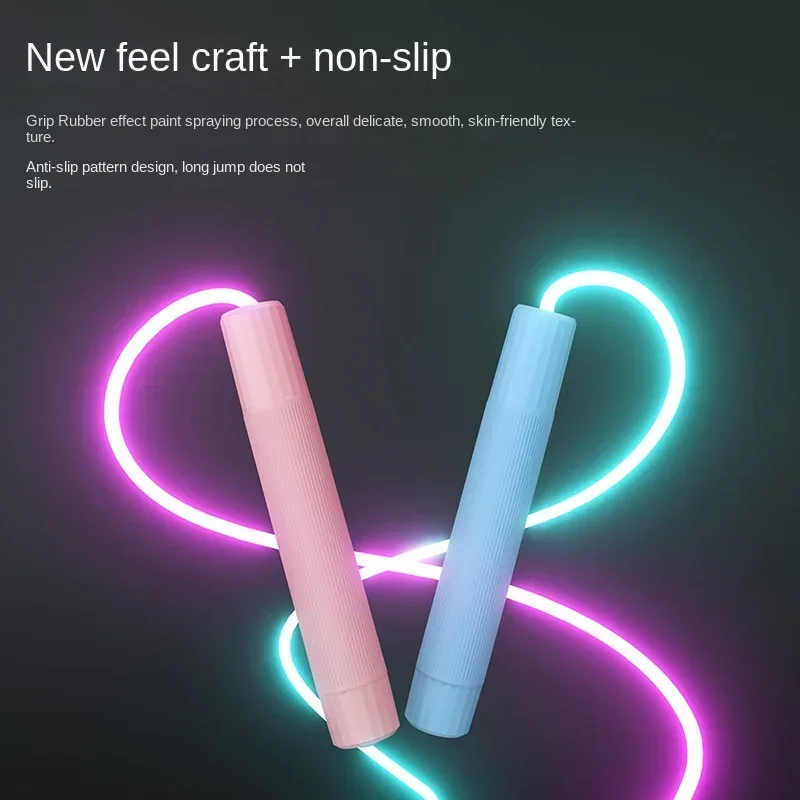 New Luminous Jump Rope Adjustable LED Glow-in-the-dark Portable Training Exercise Fitness Equipment for Children and Adults gallery 1