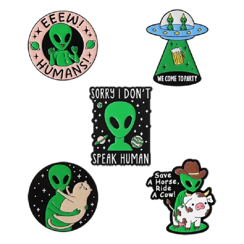 Et Alien Ufo Badge … - image