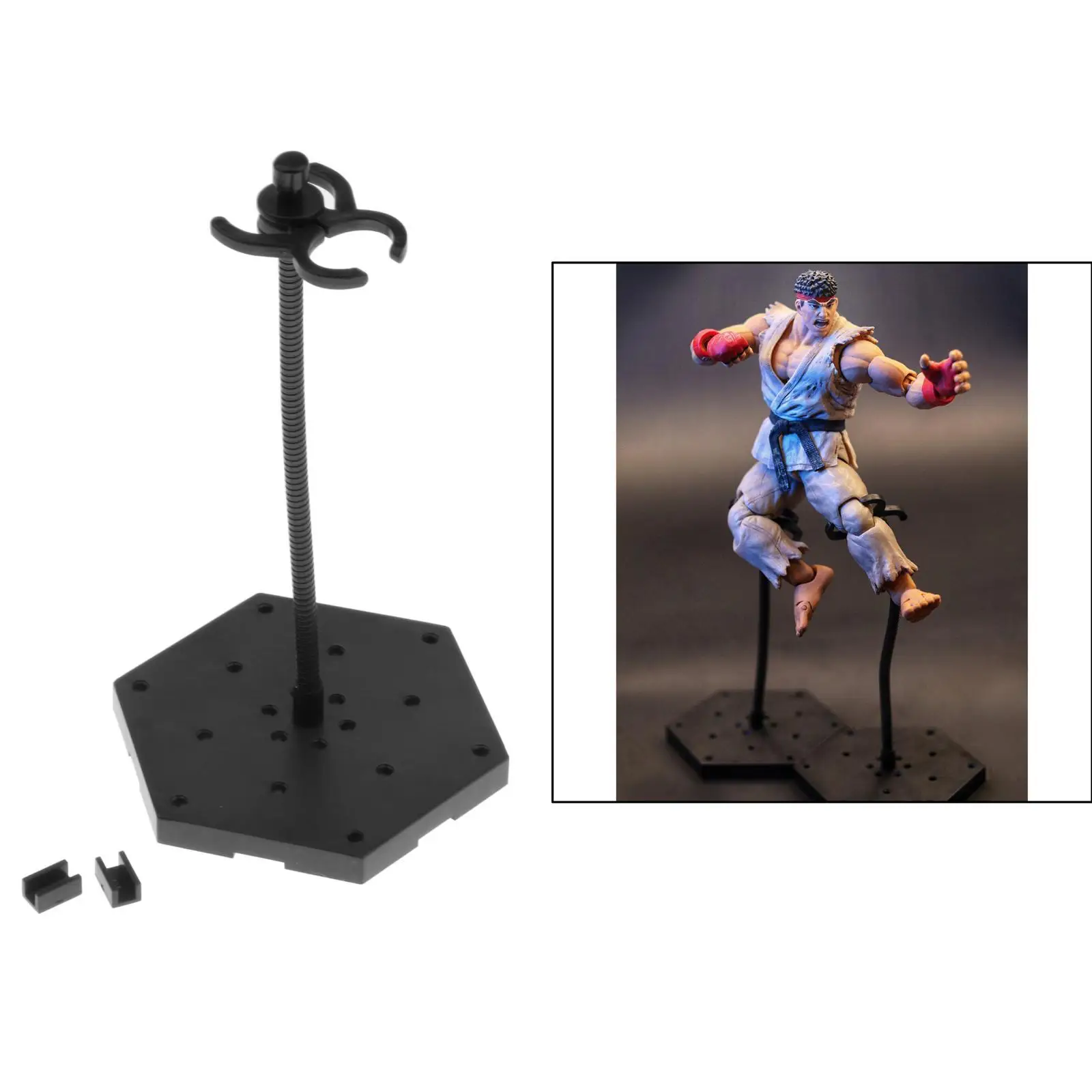 Actionfigurenständer 1/ Figuren Puppenkörper Display Halter Metall verstellbares Action Rack