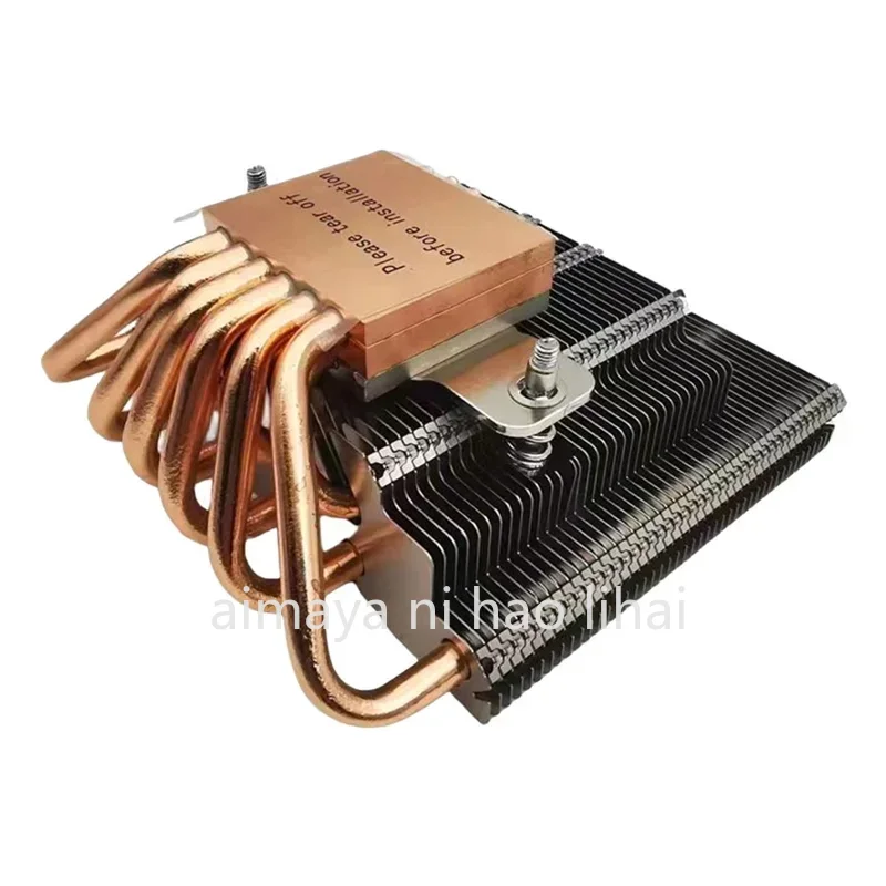 НОВИНКА: Тонкий кулер для процессора NEW-ZS10C-50, 50 мм, 10 тепловых трубок, ITX, радиатор с отводом воздуха вниз, TDP 200 Вт, для LGA 115X 1700