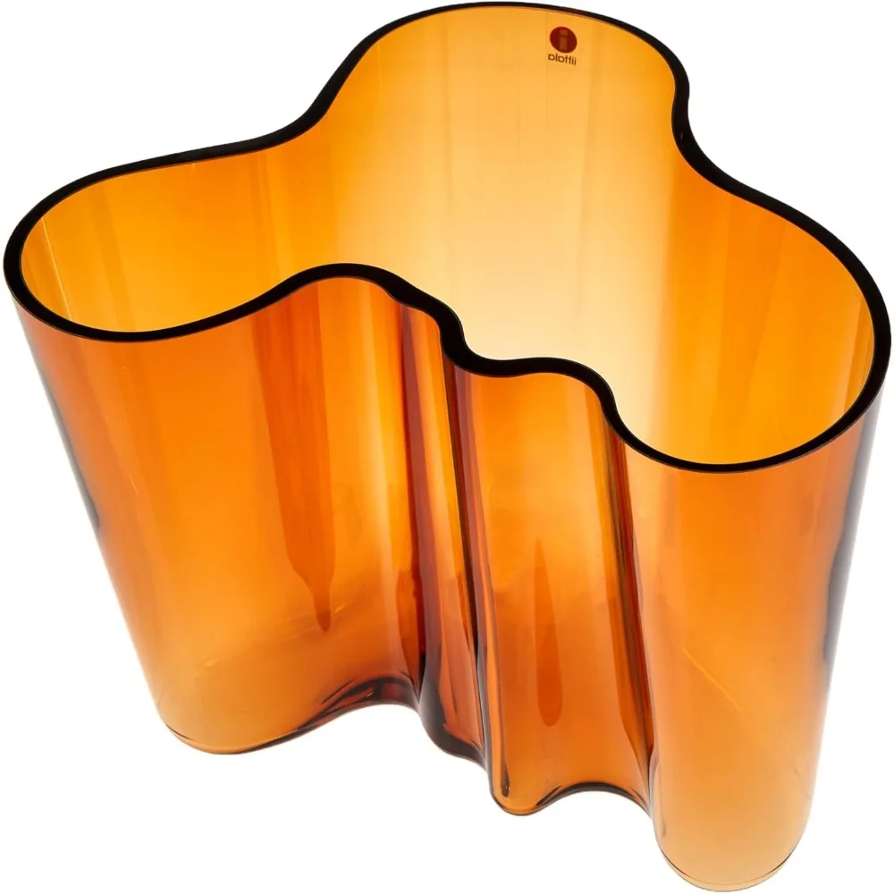 Alvar Aalto 1050152 Jarrón Cobre Vidrio Color Cobre Tamaño: 20 cm x 19 cm x 16 cm