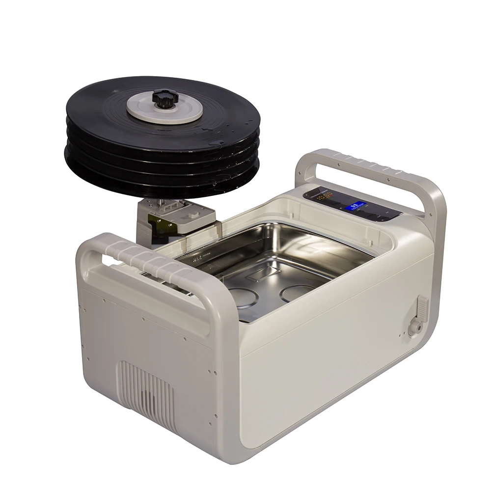 Codyson CD-4875 4key Button 350-410W Power Adjustable Digital LED Display Control Ultrasonic LP Vinyl Record Cleaner