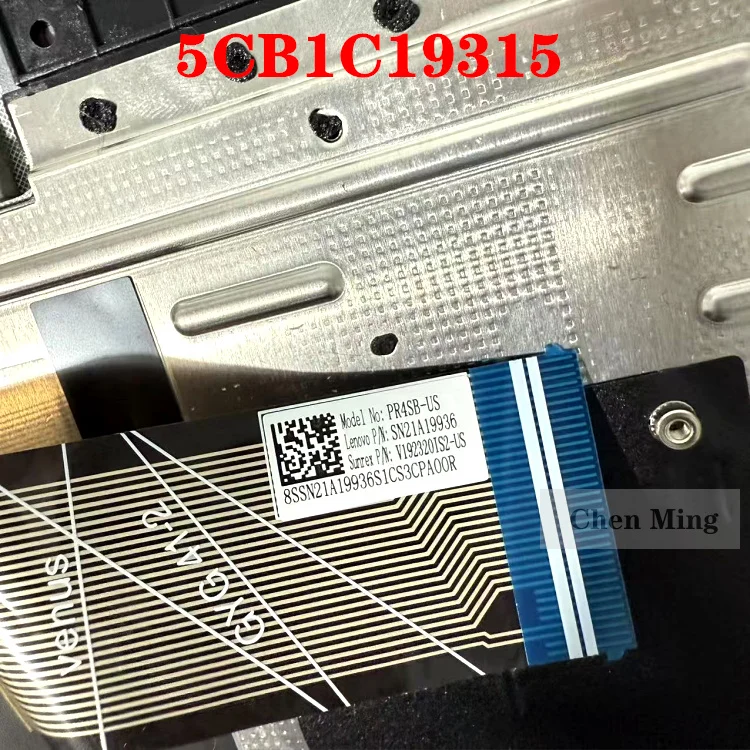 جديد لينوفو يوغا سليم 7 Pro-14IHU5 82NC C-غطاء مع لوحة المفاتيح قذيفة لوحة المفاتيح لوحة اللمس الإنجليزية العاصفة الرمادي 5CB1C19315