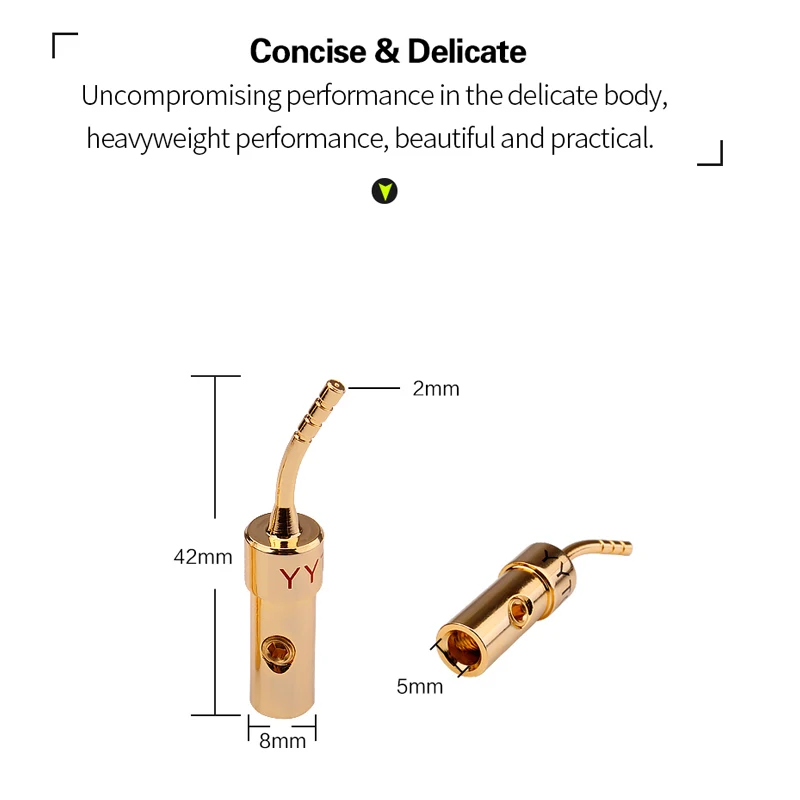 YYTCG 4 sztuk/partia 2MM terminale głośnikowe drut wtyk pinowy śruba blokująca kabel drutu Adapter z gumowe obudowy zestaw wtyki bananowe złącza