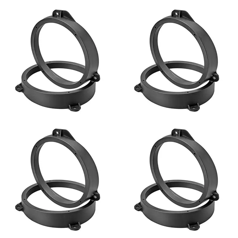 Well 8X Front Door Speaker Adapter 6.5 Inch For Subaru Forester Impreza Outback WRX/STI Audio Speaker Spacer Ring Bracket