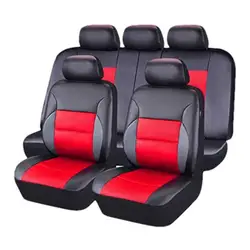 Car Seat Covers Pu Leather Seats Cover Universal Full Set Seat Cushion Cover Easy To Install Car Cushion Protector For SUV Truck