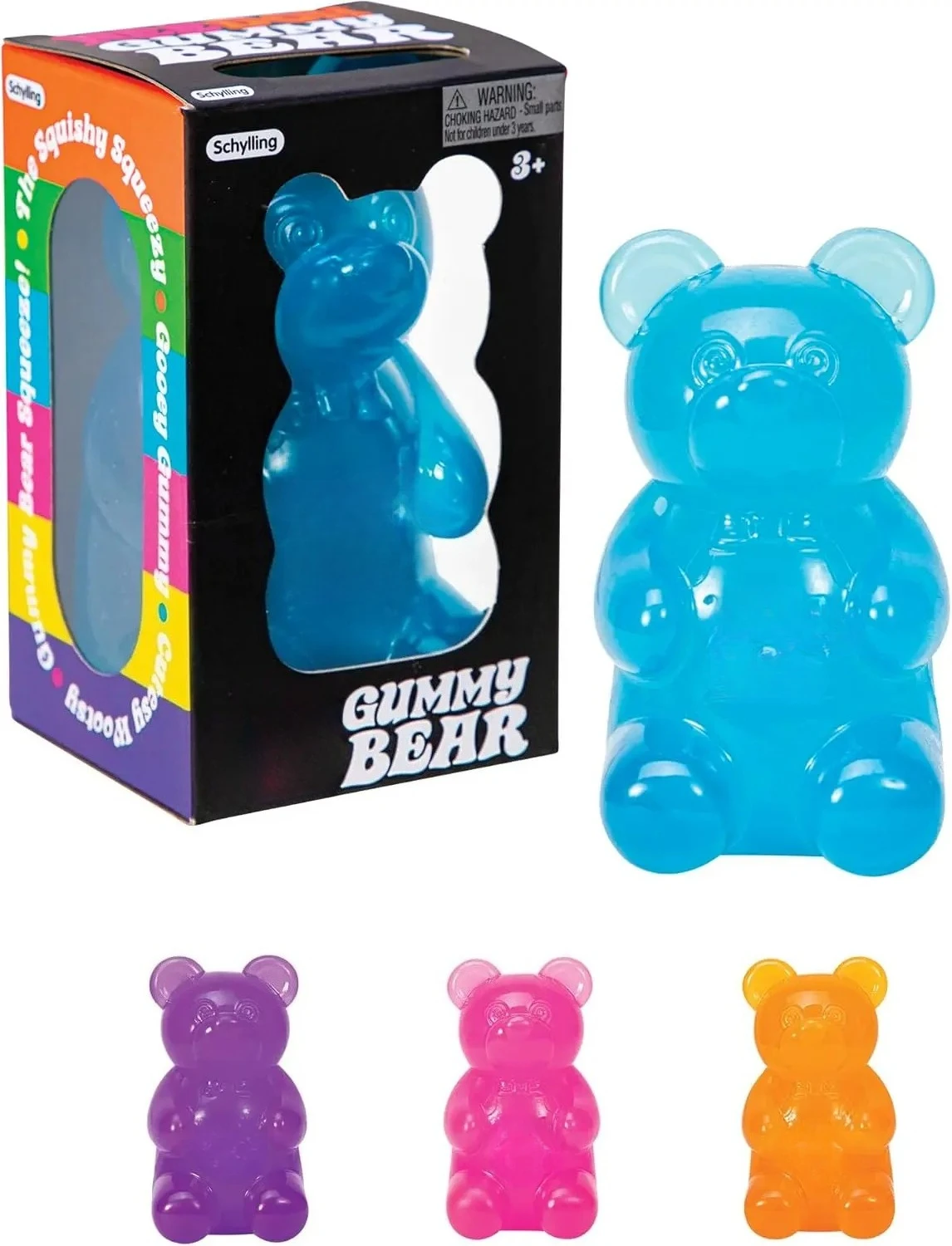 Cute Bear Nee Maltose Squeeze Toy Dough Colorful Sensory Toy Creative New Item Desk Decoration Stress Relief Doll