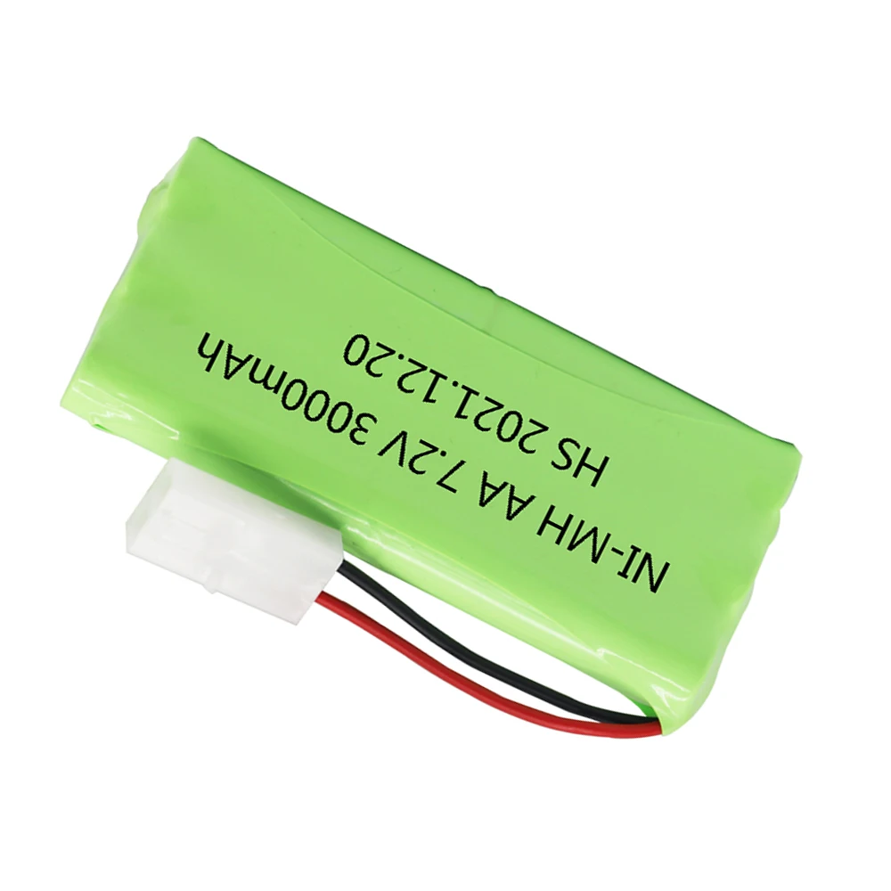 7.2V 3000mah NI-MH AA battery for Remote control electric toys boat car truck accessories upgrade 7.2 V 2400 mah aa nimh battery