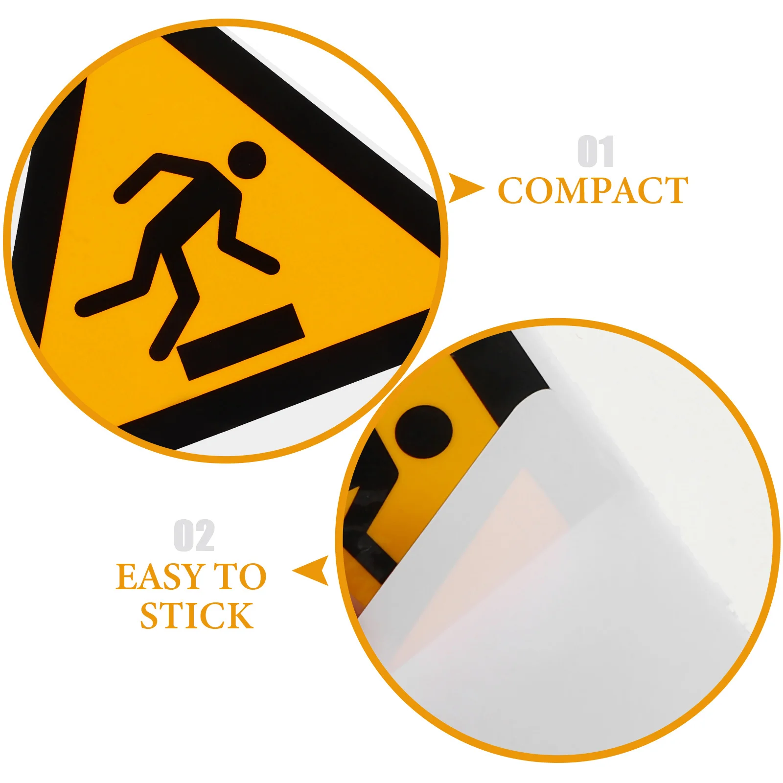 

Danger Sign Warning Caution Floor Black Wet Sticker Decal Decals Outdoor Signs Adhesive Tape