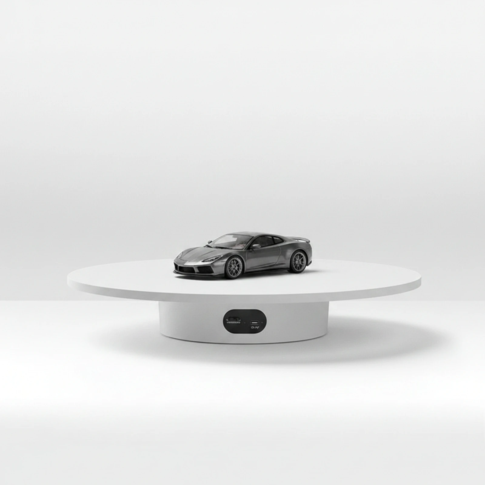 Electric Display Turntable with Rotating Platform Low Noise Motorized Product Display Rotator Rotation Base Easy to Use