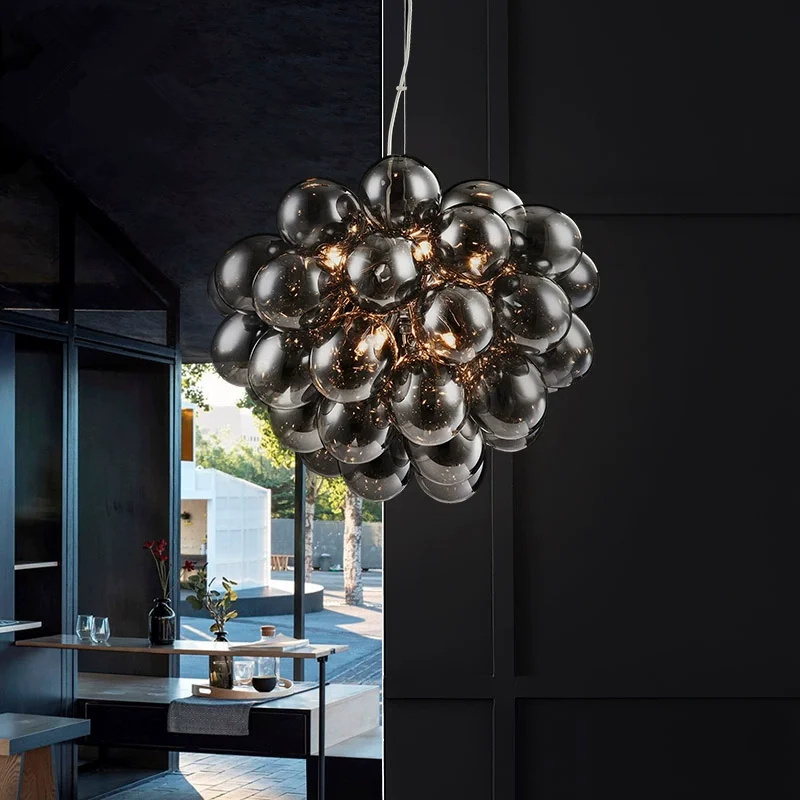 Balbo pendant light Creative Balloon bubble chandelier Living Room Restaurant suspension luminaire kitchen island glass light
