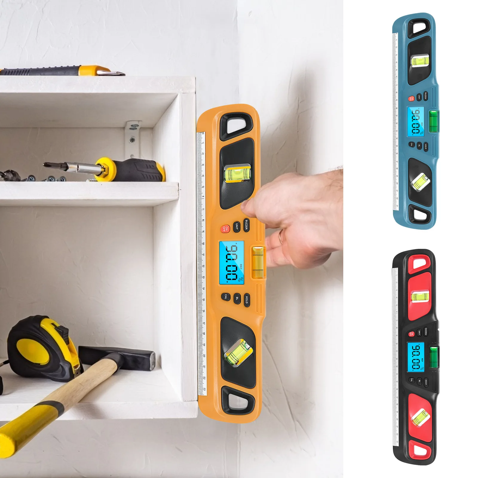 HW-200 Digital Display Level Multi-parameter Angle Level Horizontal Ruler Digital Display Angle Electronic Slope Meter