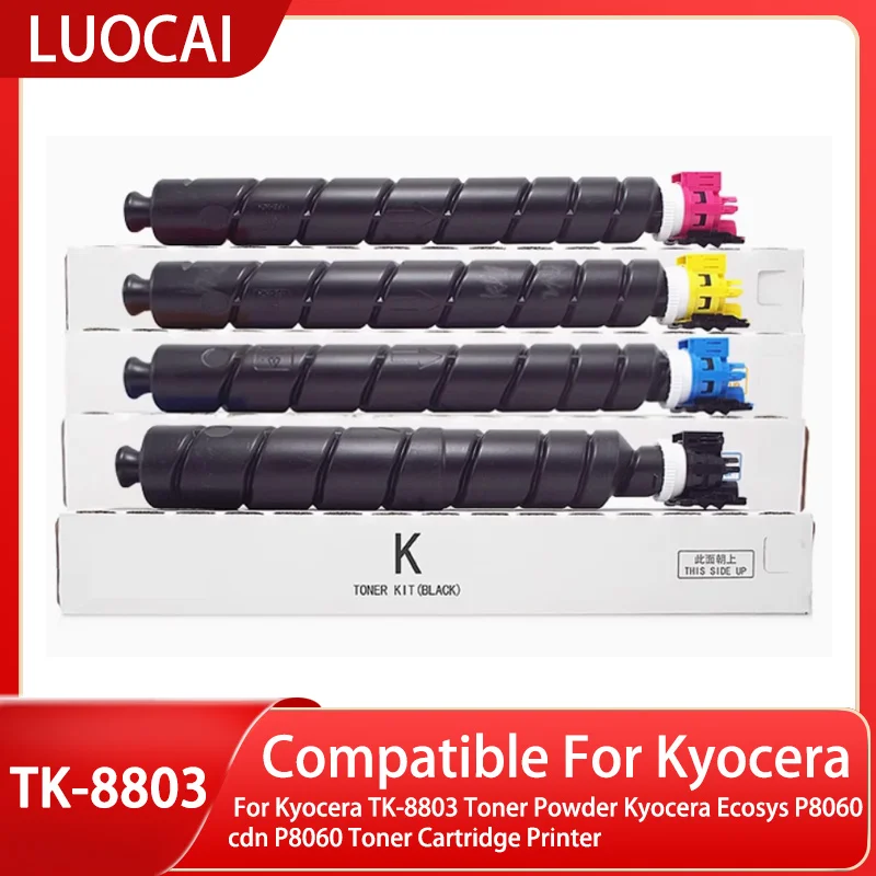 NEW 4Color TK-8803 Compatible For Kyocera TK-8803 Toner Powder Kyocera Ecosys P8060cdn P8060 Toner Cartridge Printer