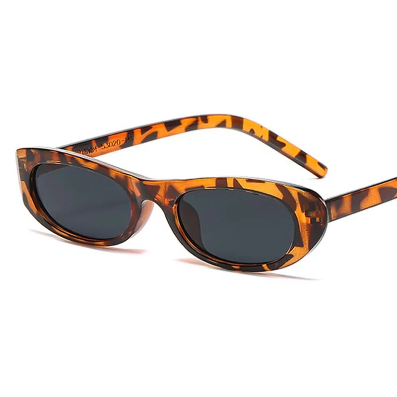 Small Frame Oval Sunglasses Women Brand Designer Vintage Mirror Sun Glasses Female Personality Fashion Shades Oculos De Sol view 5