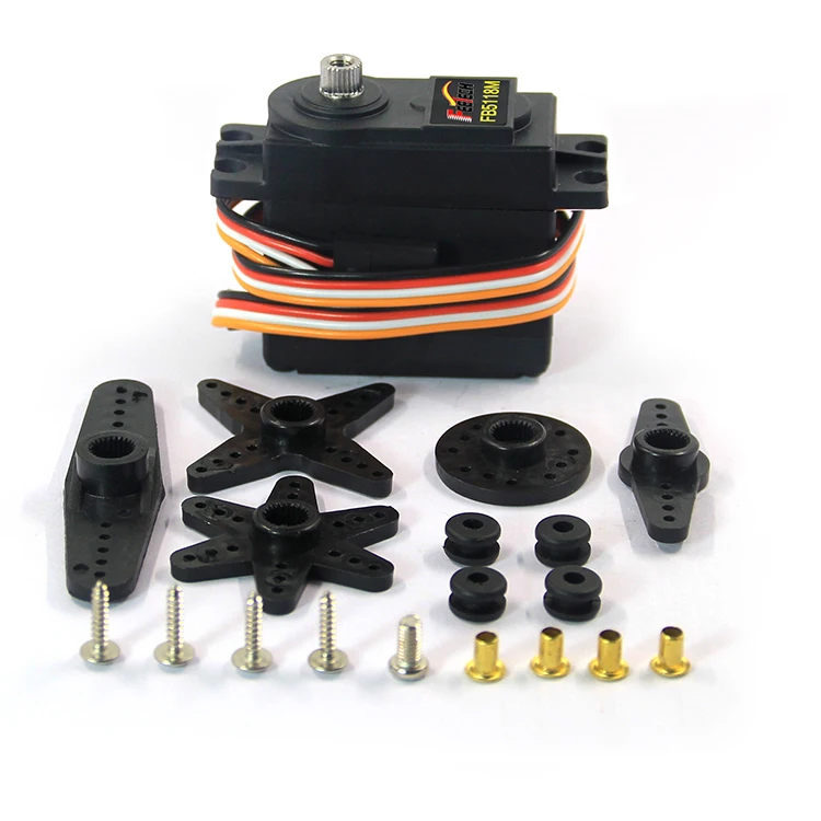 20KG Continuous Rotation Analog Feedback Servo Magnetic Encoder Standard Metal Gears 360 Degree Plastic Material for RC Motors