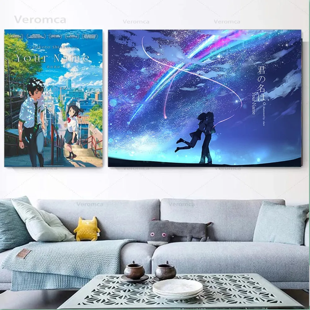 5D Diamond Painting AB Drills Anime Your Name Manga Mosaic Wall Art Embroidery Animation Poster Cross Stitch Kit Home Decor