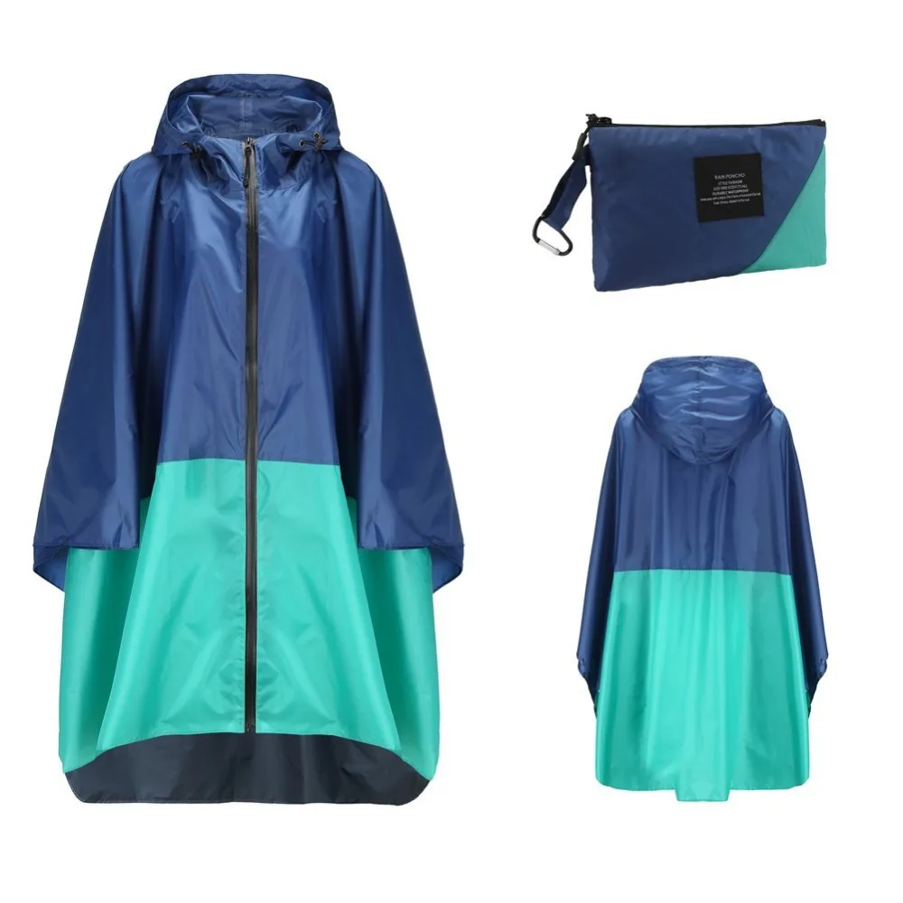 Adults Windproof Rainwear Big Size Women Breathable Raincoat Lightweight Rain Coat Poncho Ladies Waterproof Cloak Rain Poncho