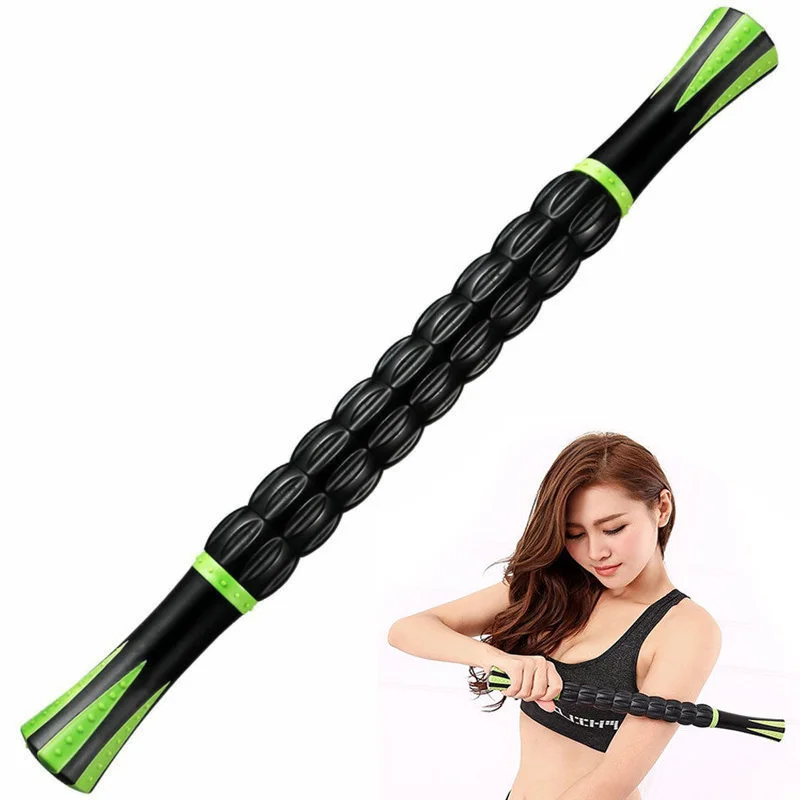 

Массажная палочка 9, роликовый ролик для мышц, для облегчения боли глубоких тканей, инструмент для фитнес-терапии, компактный портативный дизайн для спины, ног