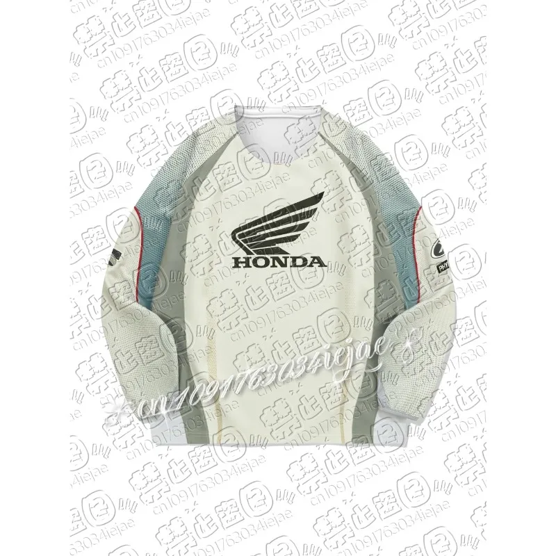 هوندا دراجة نارية جيرسي موتو سباق فريق قميص السائق ركوب الخيل والعتاد ملابس رياضية عادية الشارع الشهير المصنع الرسمي سباق الأعلى #1