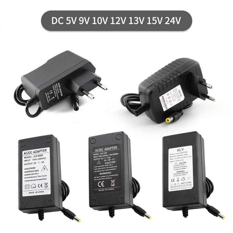 AC DC 12V 5V 9V 10V 12V 13V 15V 24V Power Adapter Supply 1A 2A 3A 5A 6A 8A 220V To 12V 5V 24V Power Adapter For LED Strip Light