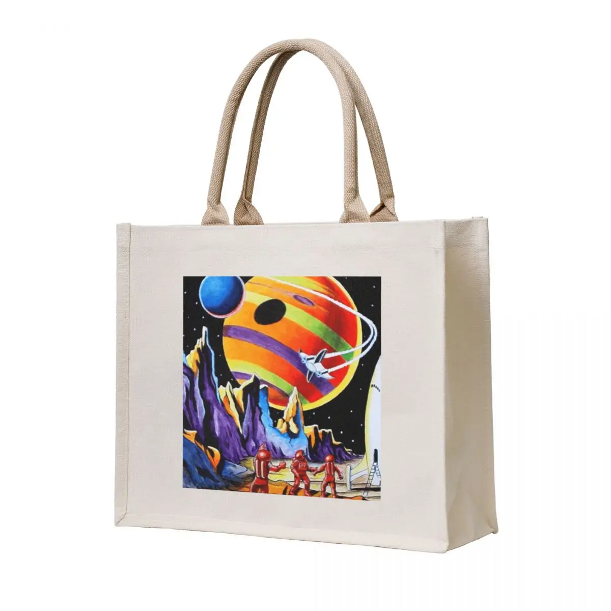 

NEW WORLDS Tote Bag reusable grocery bags reusable shopping bags Women bags shopper bag woman