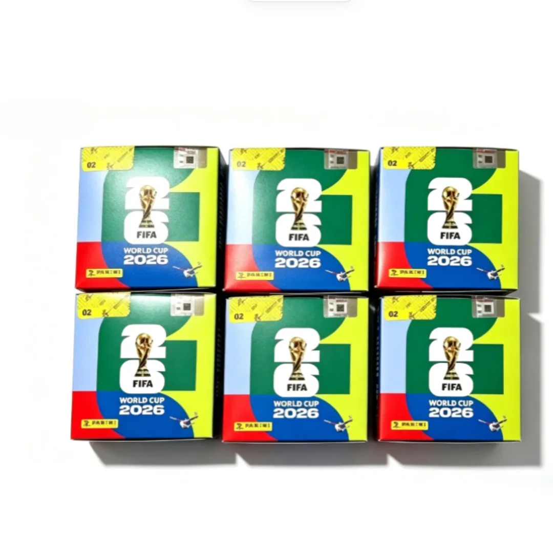 New 1 Box Genuine Panini Official FIFA World Cup Soccer Card Sticker Pack&Limited Edition Collection Soccer Memorabilia Set