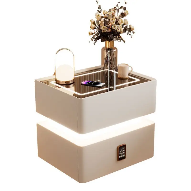 

Super narrow smart bedside table, light luxury and simple modern bedside storage in the bedroom